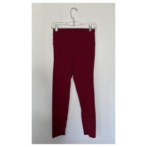 NWOT Aerie burgundy high waisted leggings